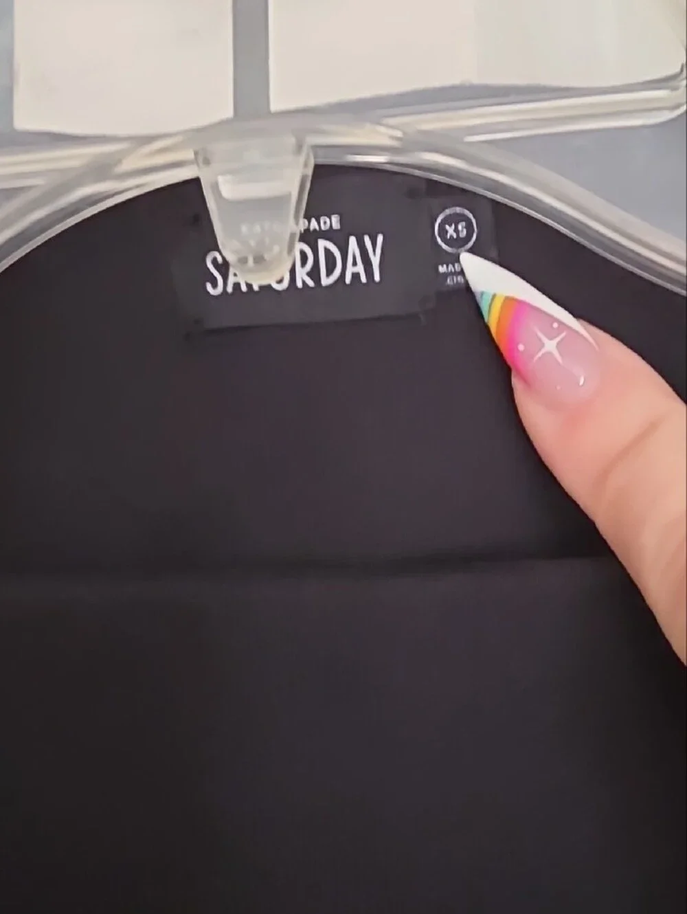 kate spade Black Maxi Dress with Short Sleeves